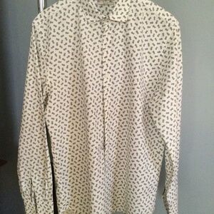 MANGO MENS PINEAPPLE PRINT Shirt…Super Comfy